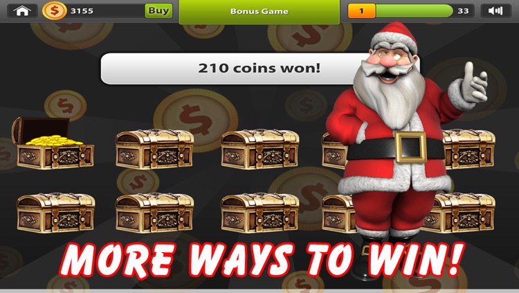Santa Slot Christmas FREE – Spin the Holiday Candy Cane Bonus Casino Wheel , Big Win Jackpot Blitz screenshot-3