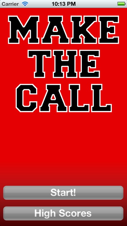 Make the Call - Football