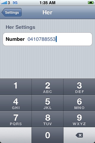 Call Him (Speed Dial)