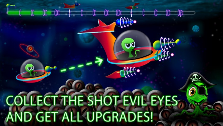 SPACE HERO - evil eye alien blaster screenshot-4