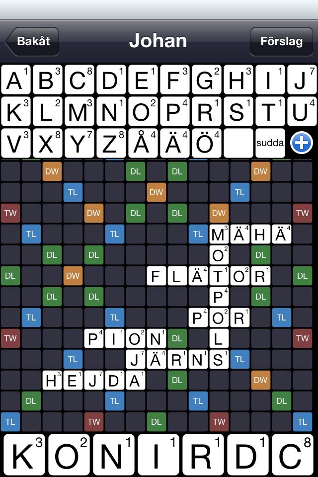 Lösare för Wordfeud screenshot 2