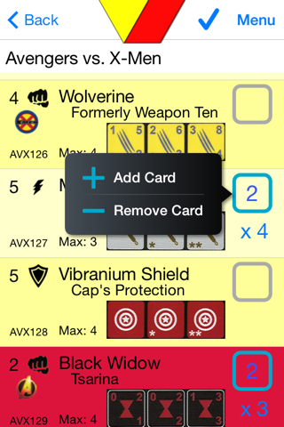 Cubic :  The Card Database, Inventory and Team Builder for Dice Masters screenshot 4