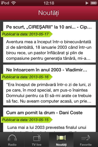 Radio Ciresarii screenshot 4