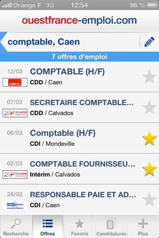 Ouest France Emploi screenshot 2