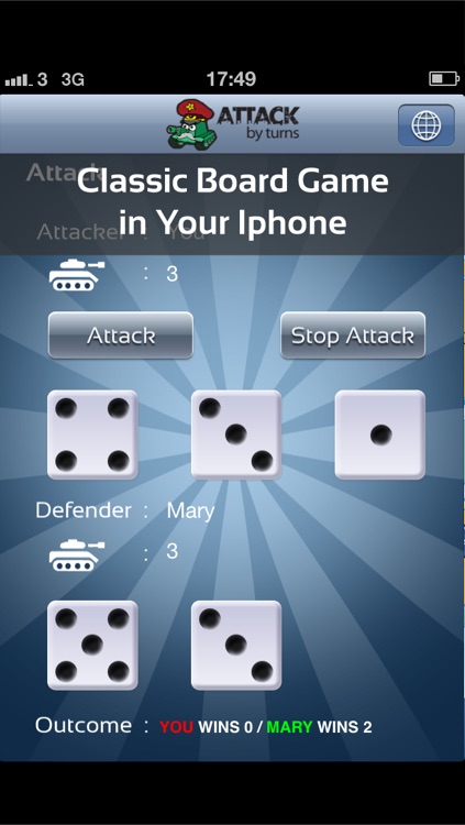 Attack By Turns- Free risk strategy game