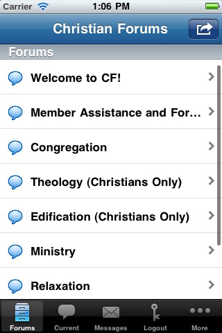 Christian Forums screenshot 2