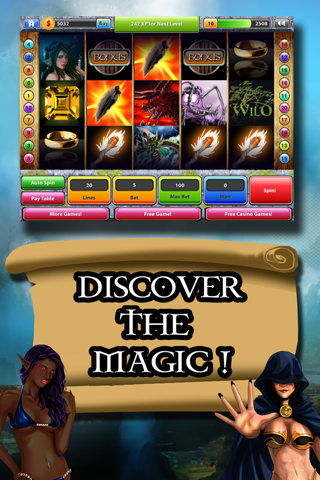 Fantasy World Slot Machine - FREE Las Vegas Simulation with Bonus Games screenshot 4