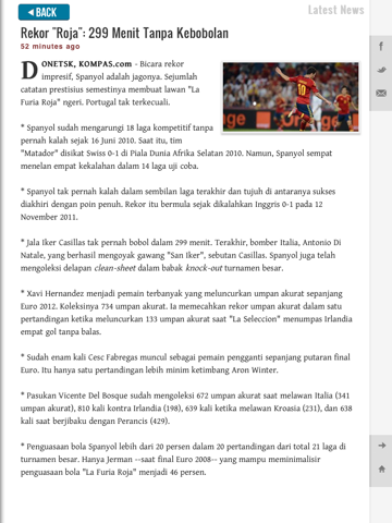 Kompas Bola for iPad screenshot 4