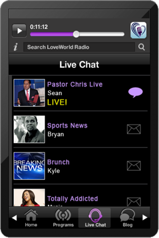 LoveWorld Radio screenshot 2