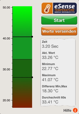 eSense Temperature screenshot 2