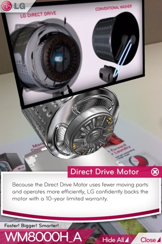 LG Turbowash ™ 3D AR App screenshot 3