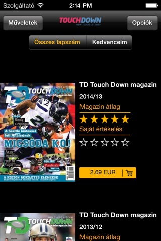 TD Touch Down Magazin screenshot 2