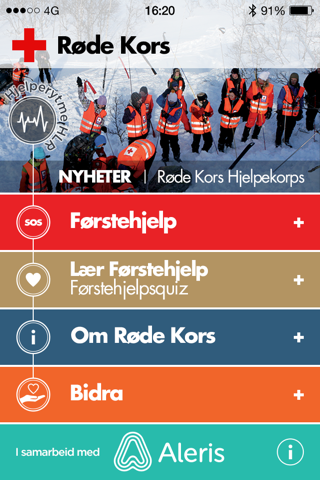 Røde Kors Mobil Førstehjelp screenshot 2