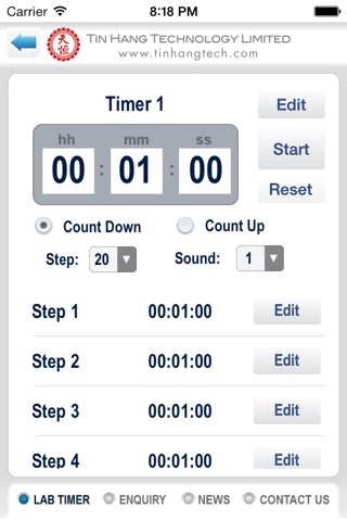 Lab Timer TH screenshot 3