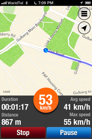 Route and Speed Tracker screenshot 3