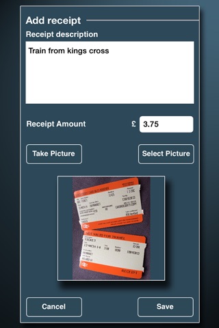 Receipt Manager and Expenses Recorder screenshot 2