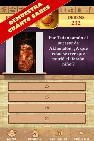 Genius Quiz Ancient Egypt History Full screenshot 2