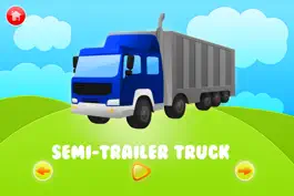 Game screenshot Trucks Flashcards Free  - Things That Go Preschool and Kindergarten Educational Sight Words and Sounds Adventure Game for Toddler Boys and Girls Kids Explorers hack
