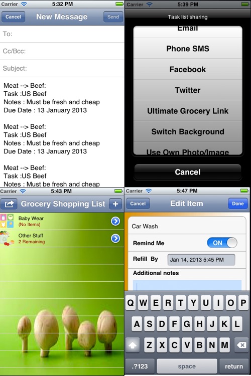 Grocery Shopping Checklist.Grocery Shopping List.Pantry inventory checklist screenshot-4