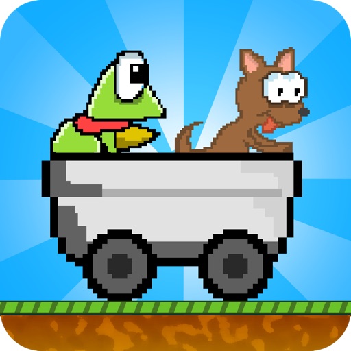 Hoppy Cart : A Frog And Puppy Kart Ride Game icon