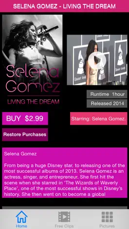 Game screenshot Selena Gomez - Living the Dream (Movie) hack