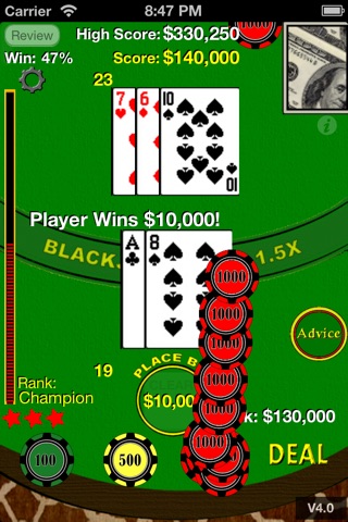 21 Casino lite screenshot 3