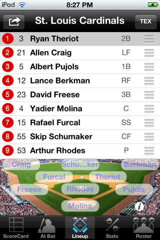 ScorePAD Baseball Free screenshot 3