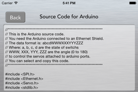 RCDuino screenshot 3