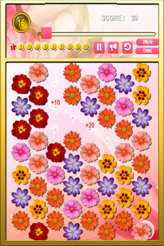 Flower Garden Bubble Dots: Match Threes Across The Board screenshot 2