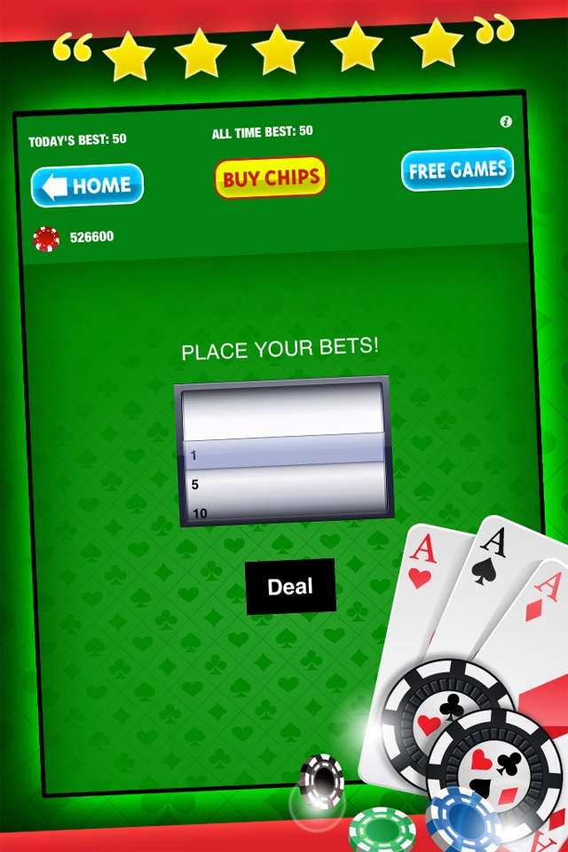 Blackjack 21 Free Card Casino Fun Table Games screenshot 3