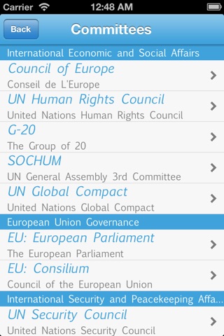 EuroMUN 2013 screenshot 2