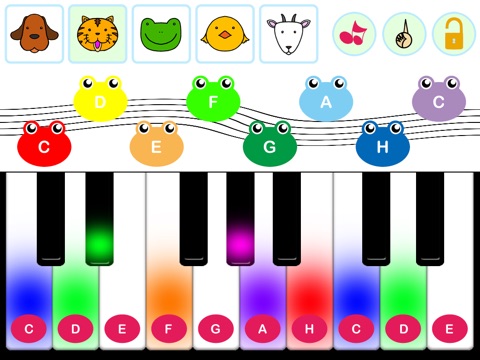 Touch Piano Animal 5 for iPad screenshot 2