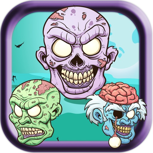 Zombie Mania - Match Three Zombies - FREE Tap Puzzle Fun Icon