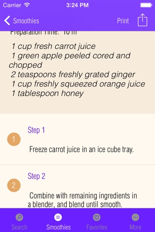 70+ Fruit & Vegetable Smoothie Recipes screenshot 3