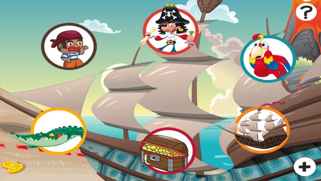 農行海盜！兒童遊戲： 學習 寫文字，並與海盜，船長，鸚鵡，百寶箱，鱷魚和船舶在海洋中的字母。免費，新，學習，幼兒園，學前(圖5)-速報App