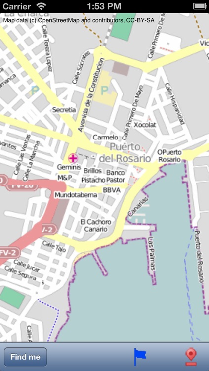 Lanzarote Fuertaventura Street Map