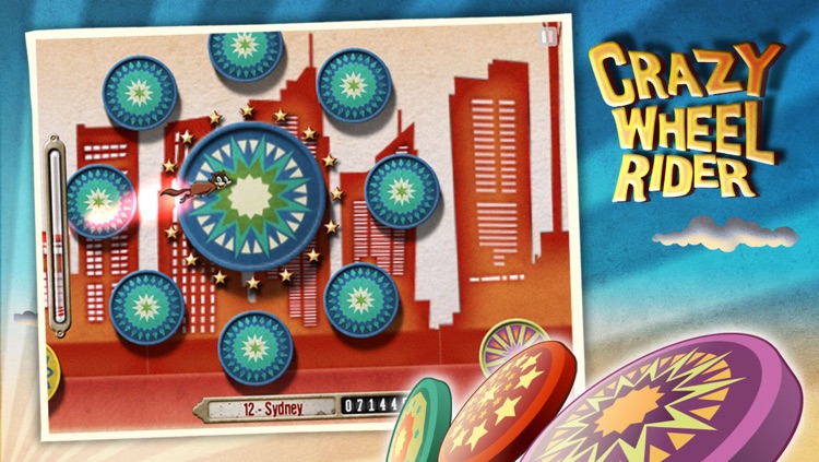 Crazy Wheel Rider HD screenshot-4