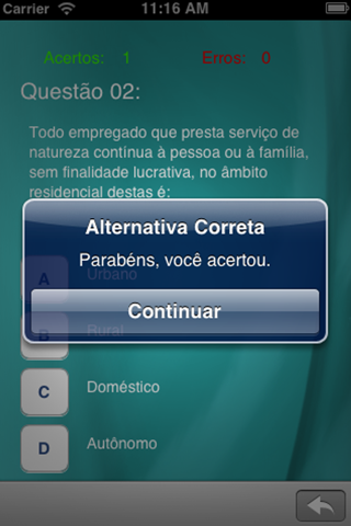 Quiz de Direito screenshot 3