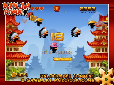 Ninja Ponk HD screenshot 2