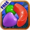 Addictive Candy Games Blitz - The Match-3 Fruit Jelly Mania HD FREE