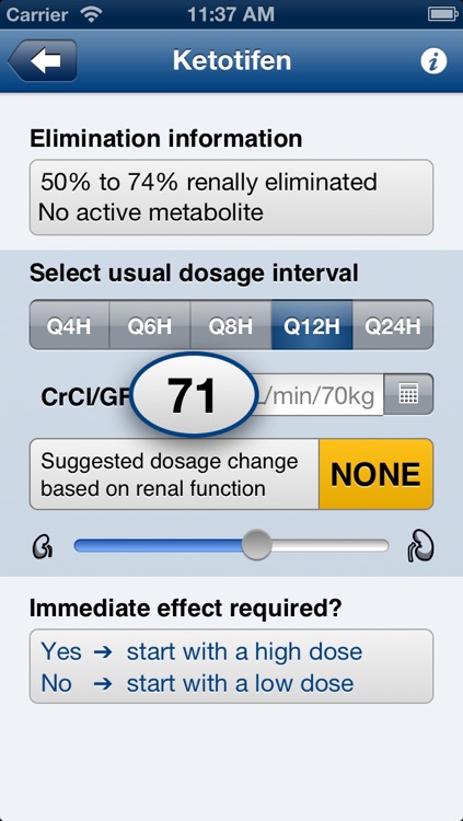 KidneyCalc (Dosage Adjustment Calculator)