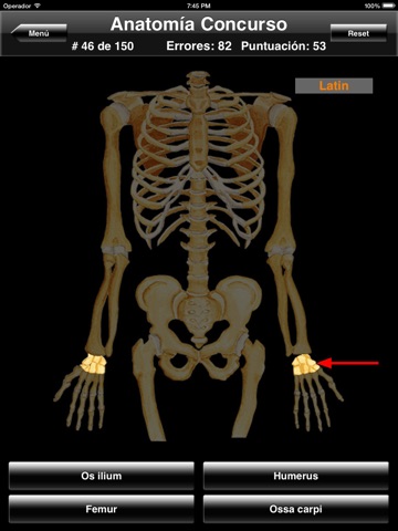 Anatomy Quiz for iPad screenshot 3