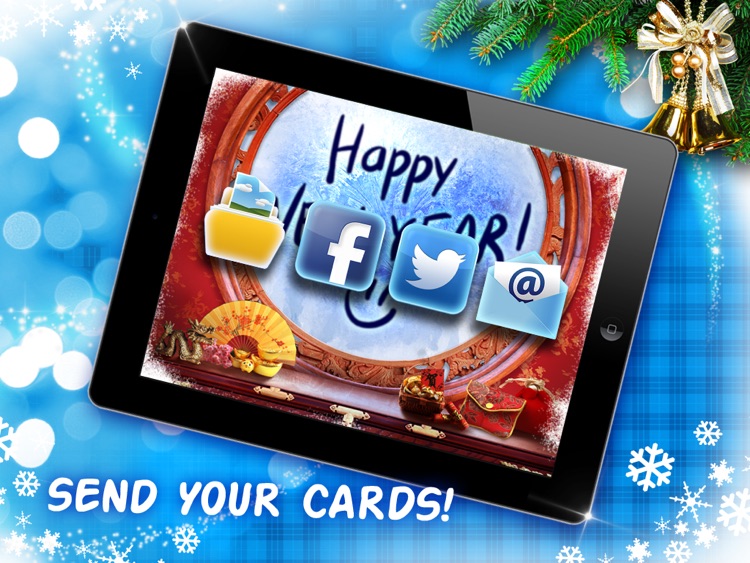 Xmas window - Make winter holiday cards screenshot-3