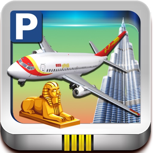 Middle East Airplane Parking Icon