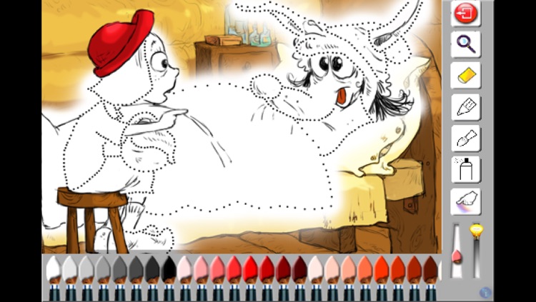 Coloring Studio - Little Red Riding Hood edition