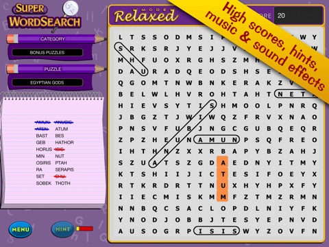 Super Word Search! Lite - FREE screenshot 2