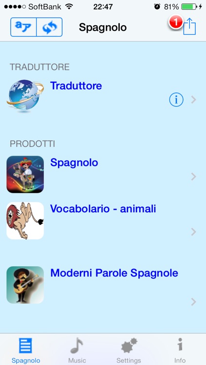 Spagnol - Italian to Spanish Translator and Phrasebook screenshot-4