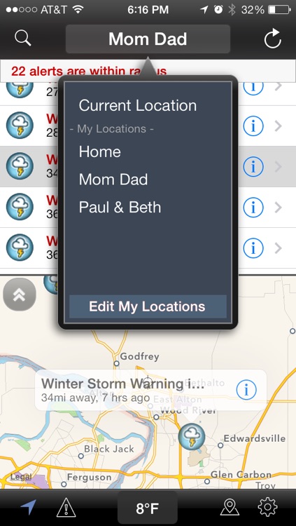 NOAA Weather Alerts - Severe Weather Push Notifications & Warnings