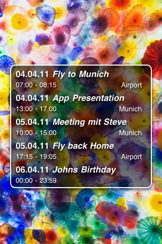 Lockscreen Calendar Events screenshot 3