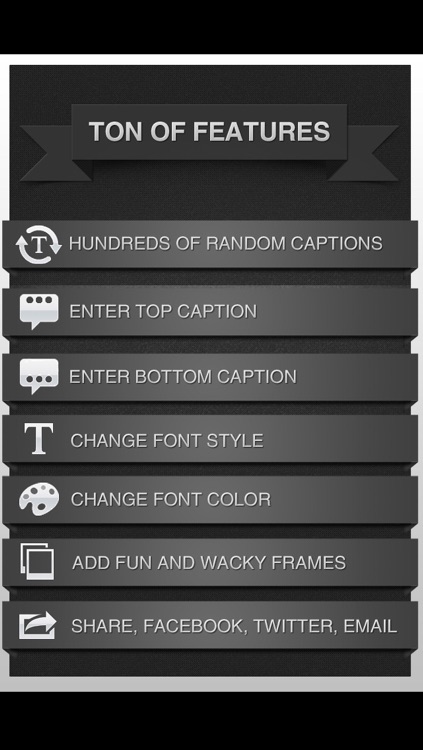 Cap My Pics - Add Funny Random Quotes Or Text Captions To Your Pictures And Images, Add Frames And Change Fonts With Photos Editor Darkroom And Camera Free - Share On Your Favorite Social Network screenshot-4